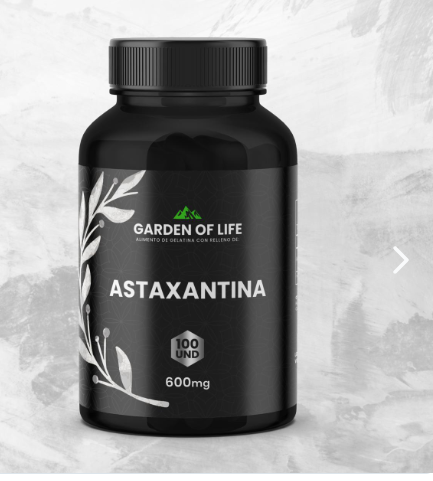 Astaxantina 600mg Garden Of Life | Antioxidante, Piel y Vitalidad