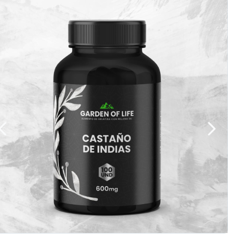Castaño de Indias 600mg Garden Of Life | Circulación y Piernas Ligeras