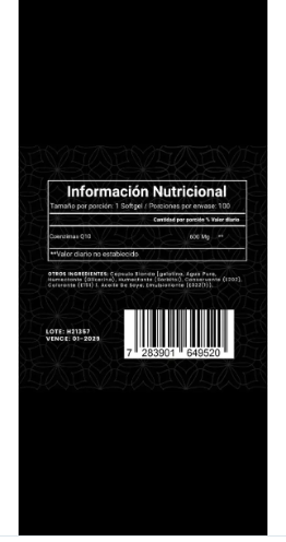 Coenzima Q10 600mg Garden Of Life | Energía, Corazón y Antioxidante
