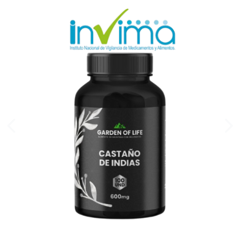 Castaño de Indias 600mg Garden Of Life | Circulación y Piernas Ligeras