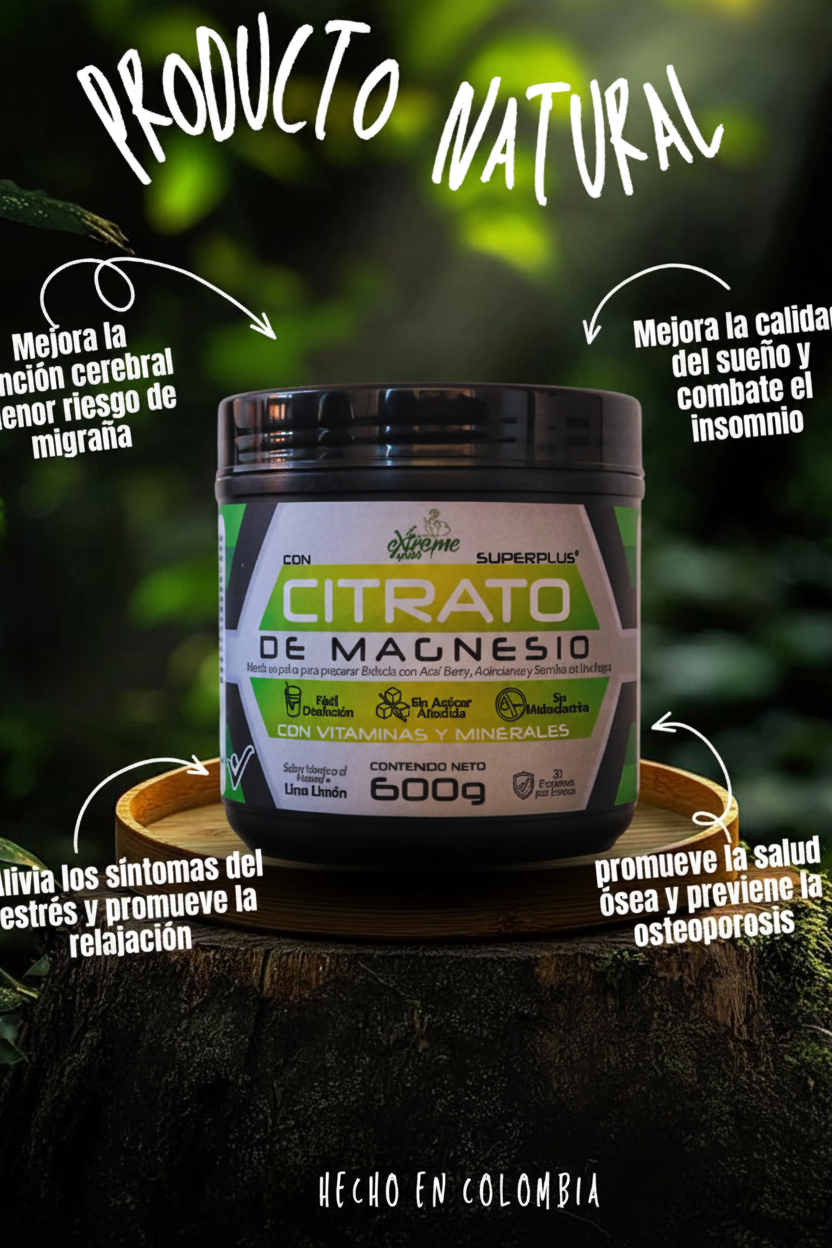 Citrato de Magnesio - Producto Natural