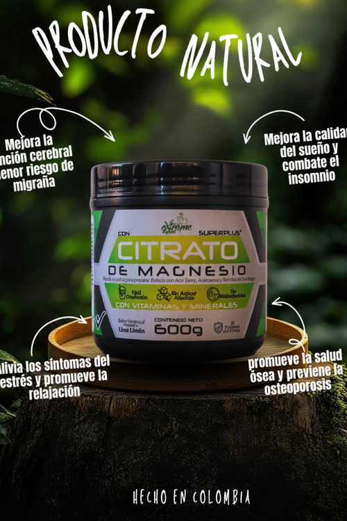 Citrato de Magnesio - Producto Natural
