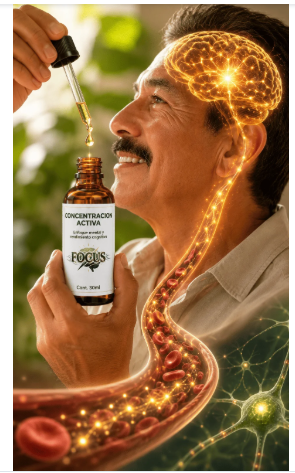 Gotas Focus Concentración Activa - Enfoque Mental Natural