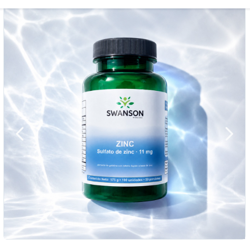 Zinc Swanson Sulfato de Zinc 11mg - tarro individual